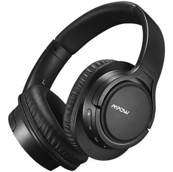 Mpow H7 Cascos Bluetooth Inalámbrico,Auriculares Bluetooth para Televsion,15hrs de Reproduccion de Música, Auriculares Diadema Cerrados con Micrófono