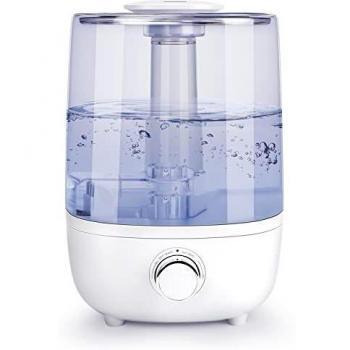ALACRIS Humidificador Ultrasónico 4L,Gran Capacidad Humidificador de Aire,Relleno Superior Boquilla de 360°,Auto Apagado,Ultra silencioso para la Habitación del Bebé , Oficina, Dormitorio