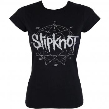 Slipknot Women's Metal T-Shirt - Logo Star - ROCK OFF L