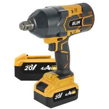 Llave de impacto Blim 1300Nm - 20V - 2 baterías 4Ah