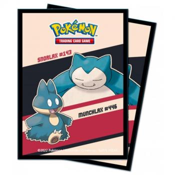 Ultra PRO 15952 - Fundas estándar Polipropileno (PP) para cartas Pokémon Snorlax & Munchlax (65 unidades)