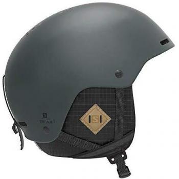 Salomon Brigade+ Casco de esquí y Snowboard para Hombre, Carcasa ABS, Tecnología Smart, Circunferencia, Verde
