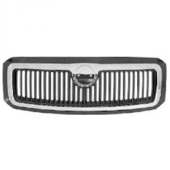 Rejilla delantera con capa de primer cromado para SKODA Fabia I 5 puertas - VAN WEZEL 7626510