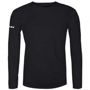 Zeus T-Shirt Basic Camiseta Manga Larga Para Hobre Relax Hombre Complemento Pegashop Color Negro
