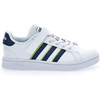 adidas Grand Court C, Zapatillas Deportivas, FTWBLA/AZMATR/AMAACI, 33 EU