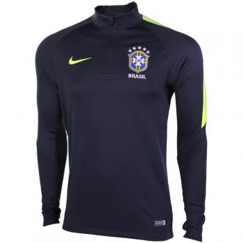 Nike CBF Drill Top - Sudadera de la línea Federación Brasileña de Fútbol para hombre, color azul, talla S