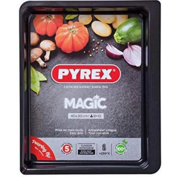 Fuente Magic Pyrex Acero 40X31 Cm