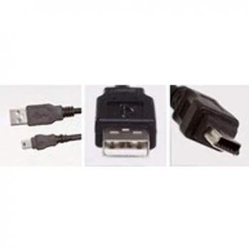 Microconnect USBAMB51 1m USB A Mini-USB B Negro - Cable USB