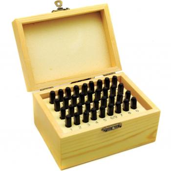 AB Tools-Toolzone 3mm 36PC Número de Carta y Valor de Marca de punzón de Metal Sellos TE132