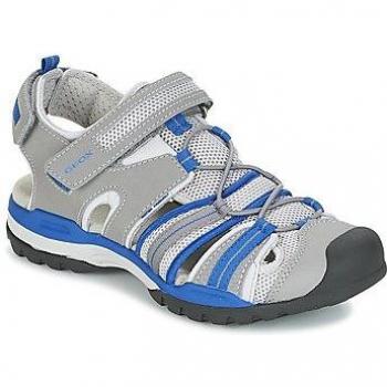 Sandalias de Niño GEOX BOREALIS Gris con Suela Antideslizante y Cierre de Velcro