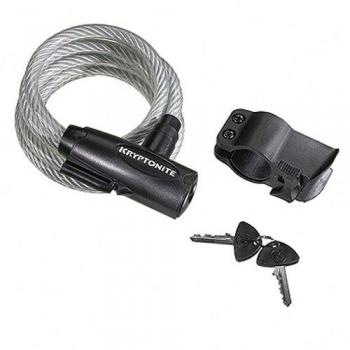 Kryptonite Keeper Value - Candado con cable y seguro para asiento