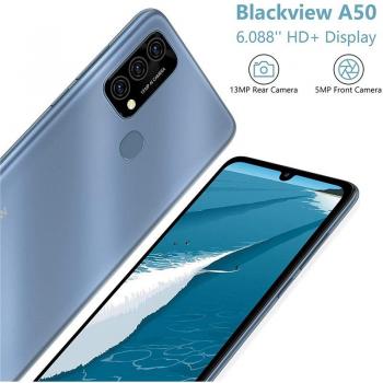 Blackview A50 - Smartphone Azul con 3 GB de RAM y 64 GB de almacenamiento interno