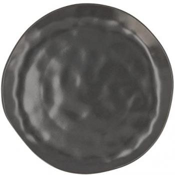 Plato Llano Cerámico Cosmos 26CM Gris Mate Apilable Apto Microondas Fabricado en Europa