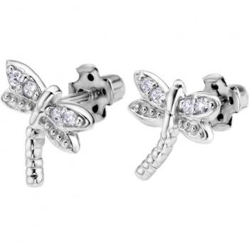 Pendientes Time Road WS00792 Libélula de Plata para Mujer
