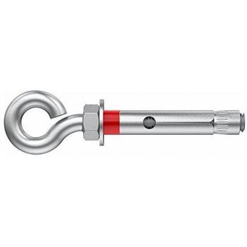 DESA 23060009 23060009-Anclaje Chapa argolla m6 / 9x50-Envase de 100 ud, Negro