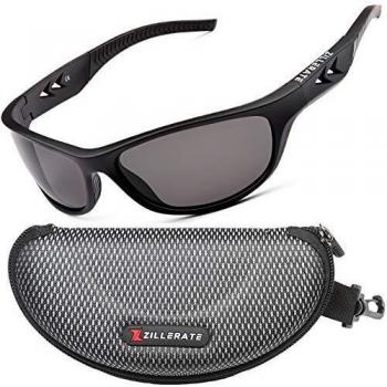 ZILLERATE Gafas de Sol Hombre Polarizadas Gafas de Sol Polarizadas Hombre y Mujer, Gafas de Sol Deportivas, Ciclismo Pesca Golf Running Conducción, Protección UV400, Montura Ligera Y Envolvente