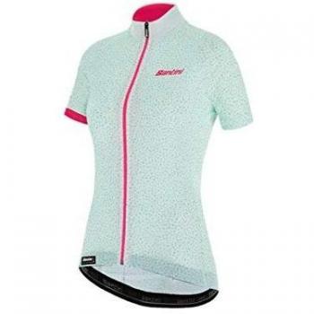 Santini Giada Hip Jersey Short Sleve, Dewy Green, L