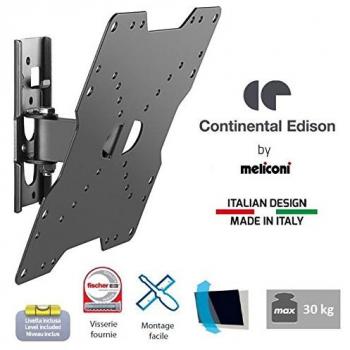 Soporte de TV basculante Continental Edison para pantallas de 22 a 40 pulgadas