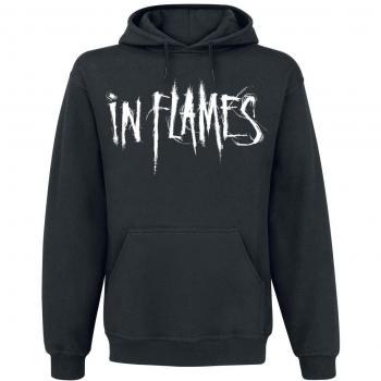 In Flames The Mask Hombre Sudadera con Capucha Negro XL, 50% algodón, 50% poliéster, Regular