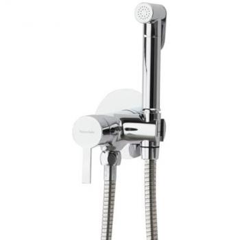 Grifo de Bidé Monomando Empotrado Cromado 2 Aguas con Accesorios Serie WC Magnet - Ramon Soler