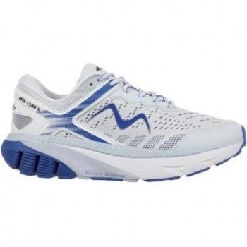 MBT MTR-1500 II Men's Lace-Up Running Sneakers - White/Blue