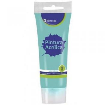 Bote pintura acrílica 75 ml turquesa Bismark 328518