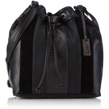 GaborORLANDA - Bolsa de Asa Superior Mujer, Color Negro, Talla 33x31x19 cm