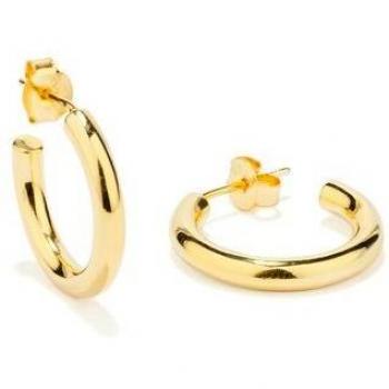 PENDIENTES RADIANT BASICS DE PLATA DORADA