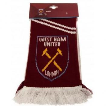 Bufanda Cachecol West Ham United FC VT Claret/blanco One Size