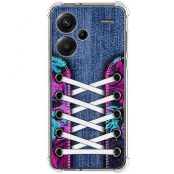 Funda de Silicona Antigolpes para Xiaomi Redmi Note 13 Pro+ Plus 5G Diseño Zapatillas 06