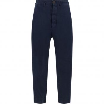 Vivienne Westwood Blue Cropped Cruise Pants - Size 50