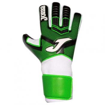 Guantes de portero de fútbol Joma Hunter en negro y verde, modelo junior