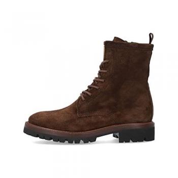 Botas de mujer Alpe de piel baby silk con suela antideslizante y cierre de cremallera