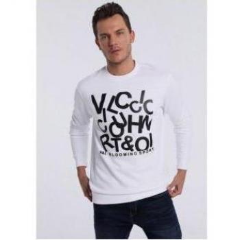 Victorio & Lucchino Sudadera Hombre V&LUCCHINO Cuello Caja - Estilo Moderno