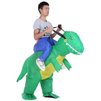 Anself - Disfraz Inflable de Dinosaurio para Fiesta/Halloween/Cospaly/Carnaval