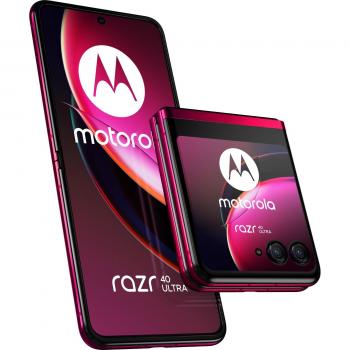 Smartphone Motorola Razr 40 Ultra Viva Magenta, 6.9 Display, Octa-Core Processor, 8GB RAM, 256GB Storage, 5G Connectivity, Android 13