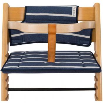 Jyoko Cojín para Trona Stokke Tripp Trapp Adaptable a Cada Etapa - Cojín compatible con trona Stokke Tripp Trapp, diseño Jyoko Sailor Stripes, adaptable a cada etapa del