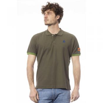 Invicta Green Cotton Polo Shirt - XL, Male, Short Sleeve Polo Shirt