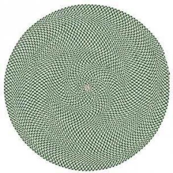 Kave Home - Alfombra Rodhe Ø 100 cm Verde