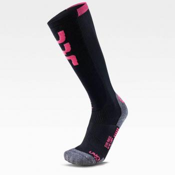 Uyn Calcetines de Esquí Evo Race Femenino Negro