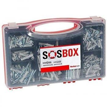 Fischer 533629 Juego de Pasadores con Tornillos y Anclajes para Pared (180 piezas)