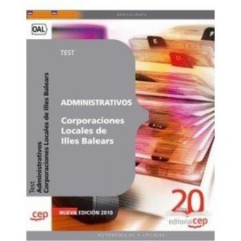 Administrativos Corporaciones Locales de Illes Balears. Test