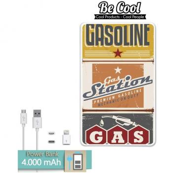 Becool® - Batería Externa Power Bank 4000 mah + Gratis 1 cable USB-MicroUsb