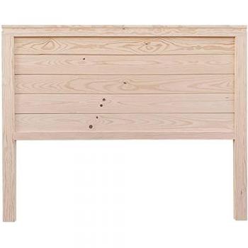 Cabecero de Cama de 90 CRIPTANA | Madera Maciza de Pino Artesanal sin Pintar | Fabricado en España por PEJECAR