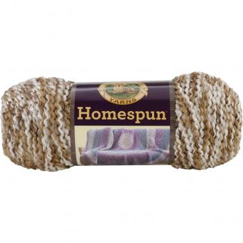 Lion Brand Yarn Company 1 pieza Homespun, Duna de arena, Multicolor