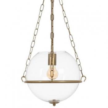 Lámpara de Techo Dorado Cristal Hierro 220-240 V 28 x 28 x 53 cm