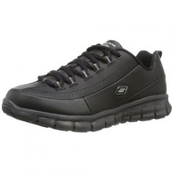 Skechers Synergy-Elite Status, Zapatillas de Deporte Exterior para Mujer, Negro