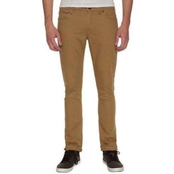 Volcom 2x4 Twill 5Pckt - Pantalón para hombre, color kaki, talla 32