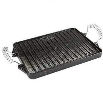 Guison - Plancha De Hierro Fundido Esmaltada - Tamaño : 21 X 27 Cm