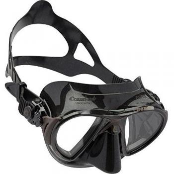 Cressi Nano 97 - Máscara de buceo, color negro / marrón